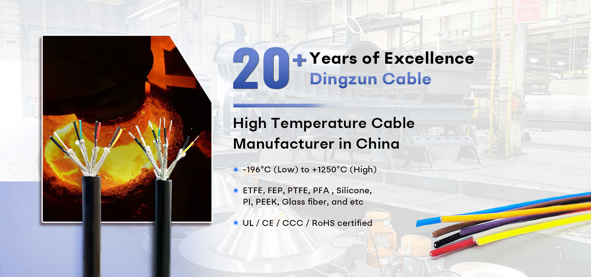 Quality High Temperature  Cable Factory