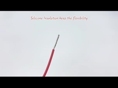 Solid Stranded High Temp Silicone Cable Copper / Tinned Copper