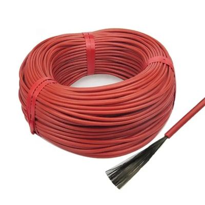 Good price Electric Blankets Melting Heating Cable Carbon Fiber Silicone Rubber Insulated 18K 20ohm online