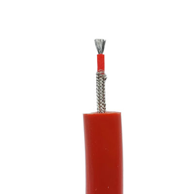 Good price Extra High Voltage Cable High-Temp Shielded Cable 60KV DC Red Silicone Braided Cable online