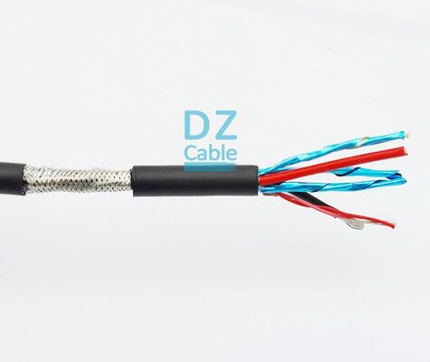 Good price Custom Industrial Cable – Multicore + Multipair Shielded TPV Cable 4 Pairs + 2 Cores online