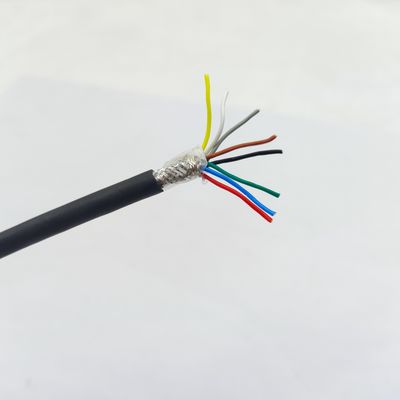 Good price High Tempterature Mini Cable Shielded Sensor Cable 4 Pairs 0.12sqmm Braided SPC FEP TPE Cable online