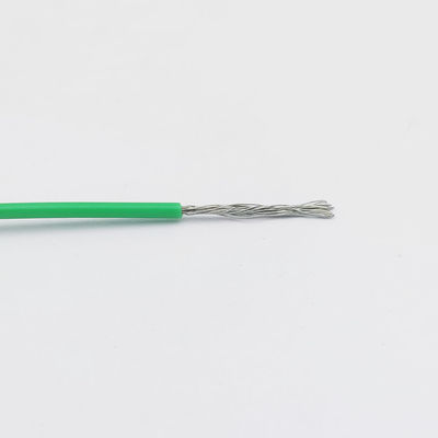 Good price 20AWG PFA Insulated Tinned Copper Cable Green online