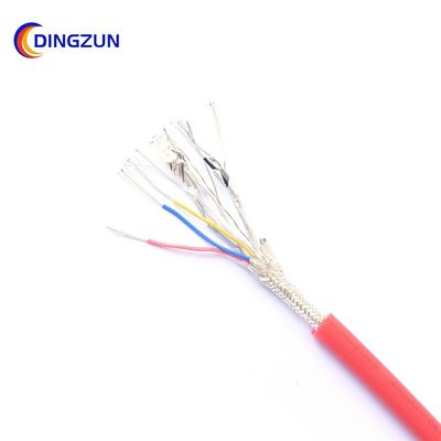 HEAT 180 MS 9 Cores FEP Insulated Shielded Silicone Cable For ...